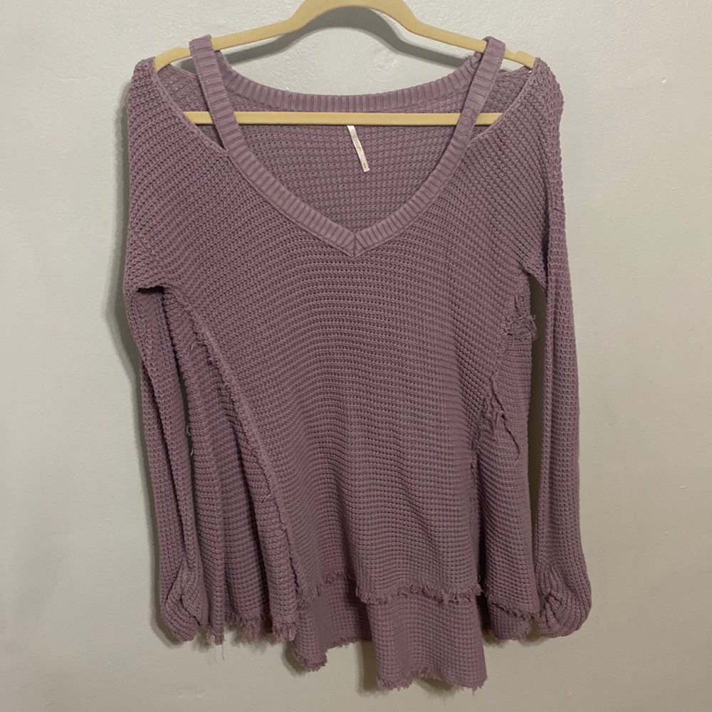 FP Cold Shoulder Sweater